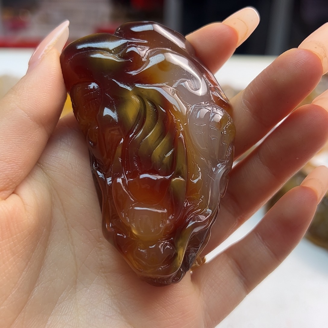 壹***湬玛瑙/玉髓合金颈饰
