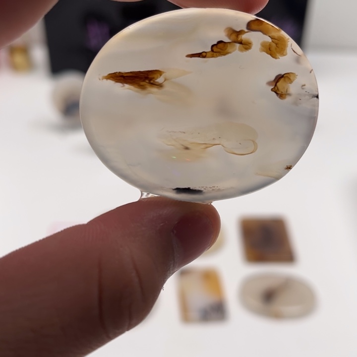 玛瑙/玉髓未镶嵌吊坠(不含链)