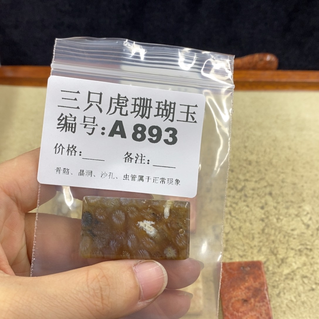 硅化珊瑚（珊瑚玉）1未镶嵌打****了