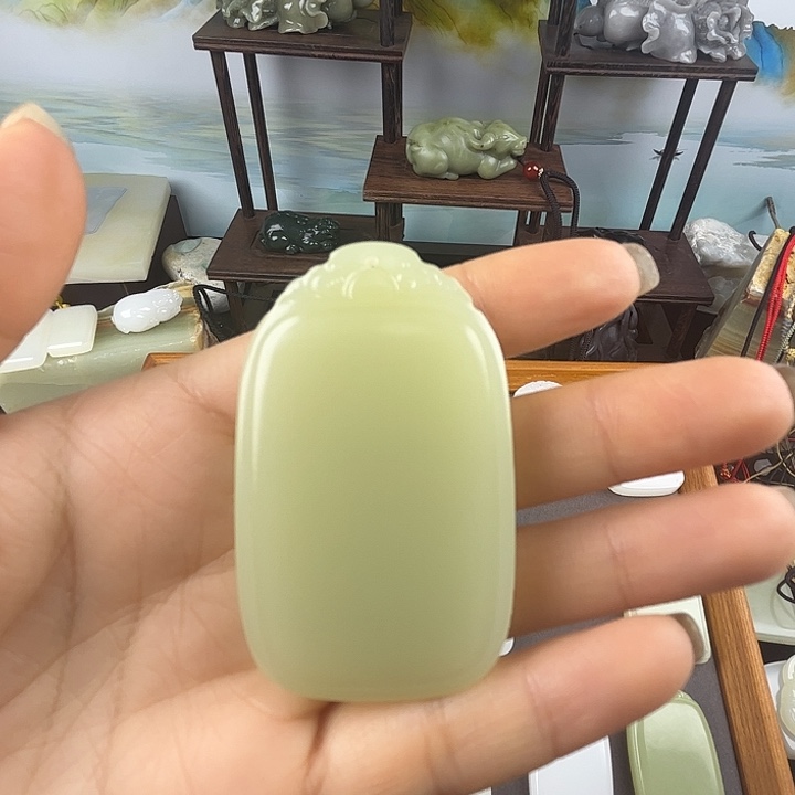 老***型玉圆头青黄口无事牌