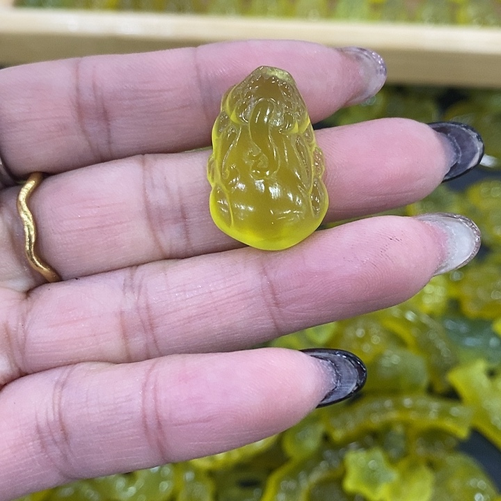 蛇纹石玉合金颈饰
