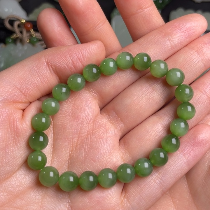 和田玉手串未镶嵌?****?