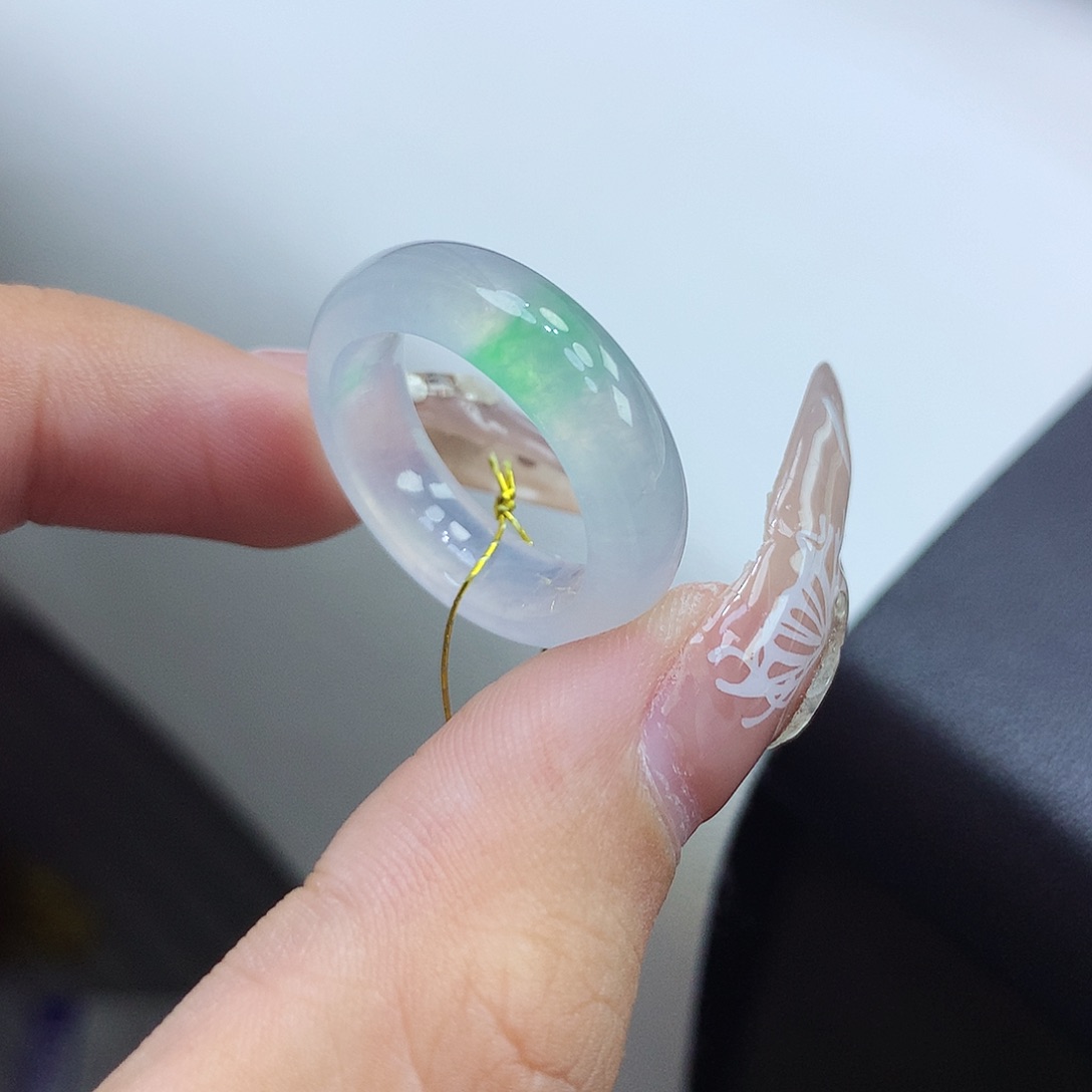 翡翠戒指未镶嵌12圈