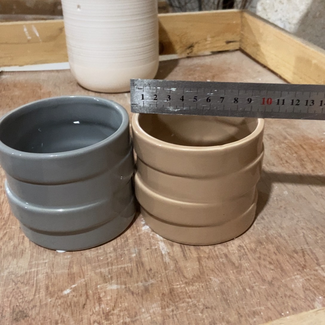 红陶高温陶瓷花盆