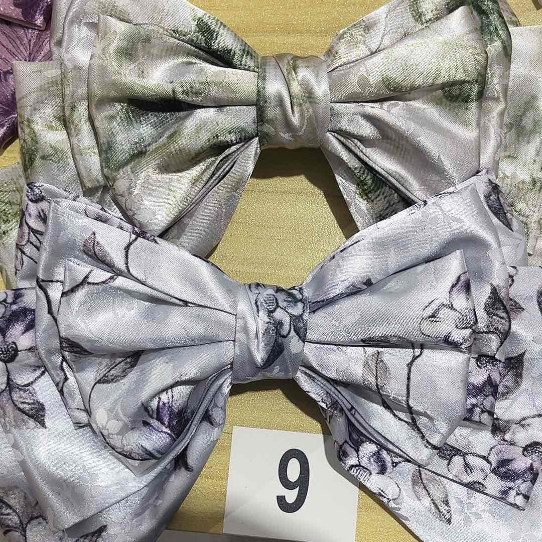 皮质铁合金蝴蝶结发夹