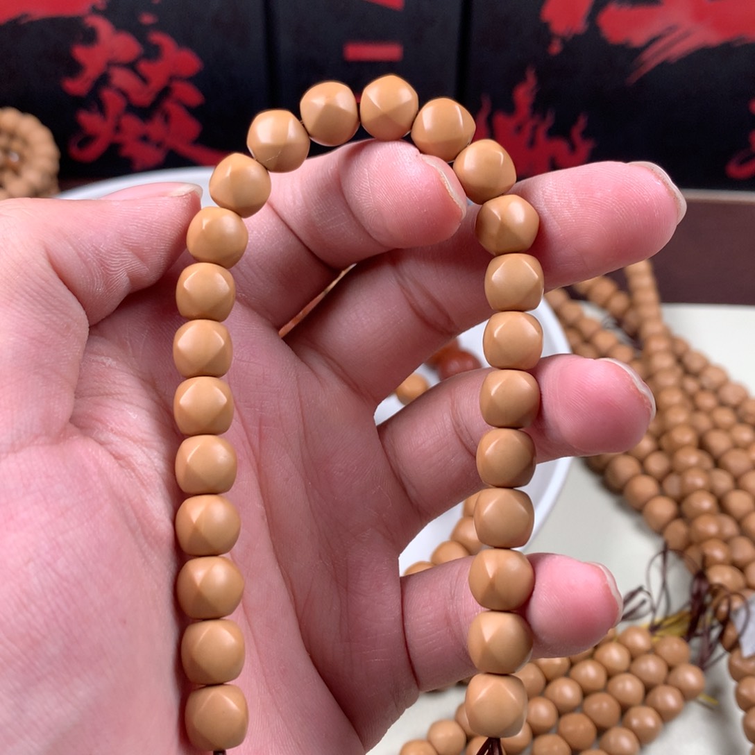 猴头核桃手串微瑕唐八棱