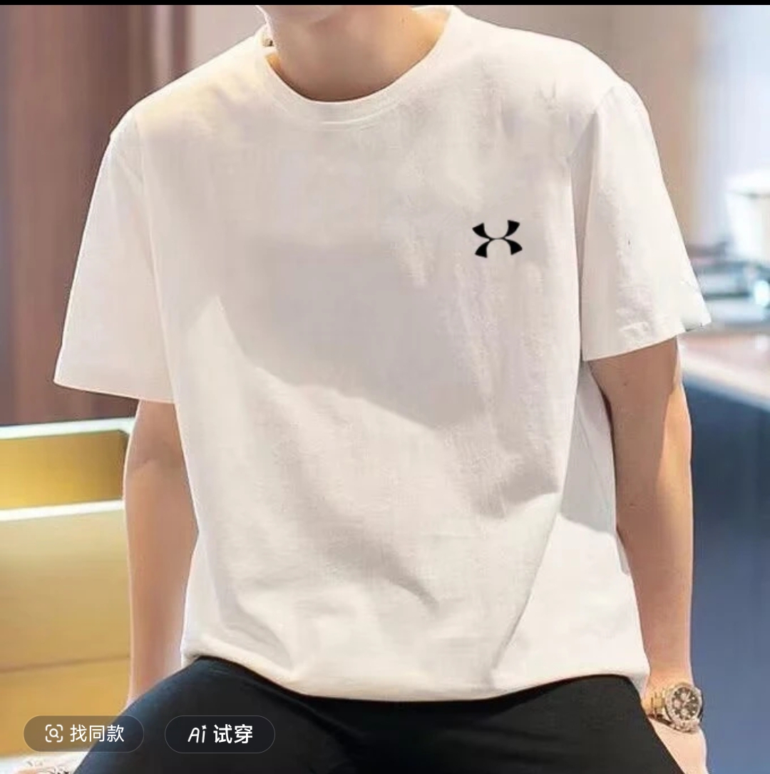 专柜撤柜安德家圆领冰丝无痕系列T恤夏季款