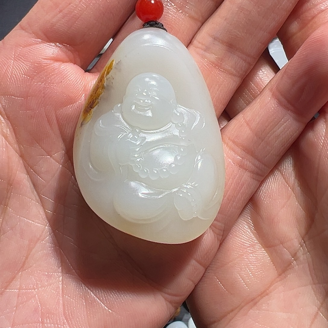 木***風和田玉未镶嵌颈饰