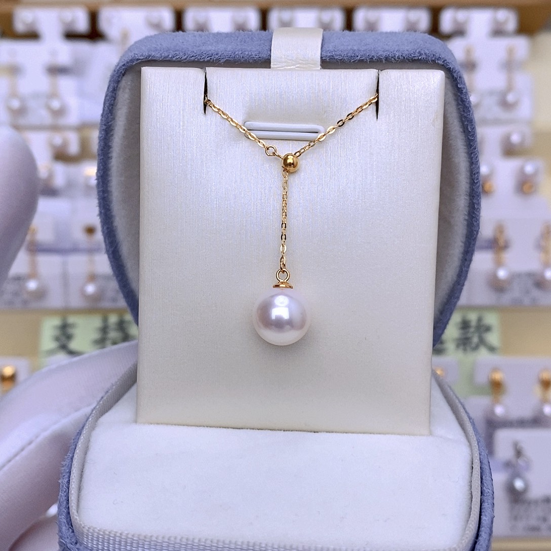 套链18K金镶嵌海水珍珠