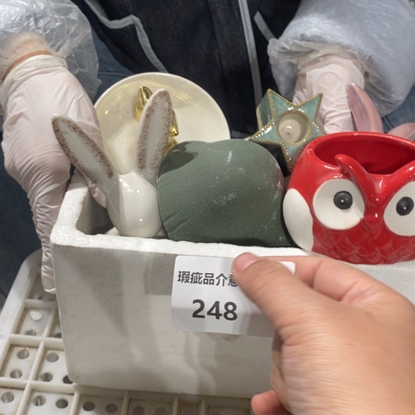 【闪购商品】摆件@***晴陶瓷摆件瑕疵特卖