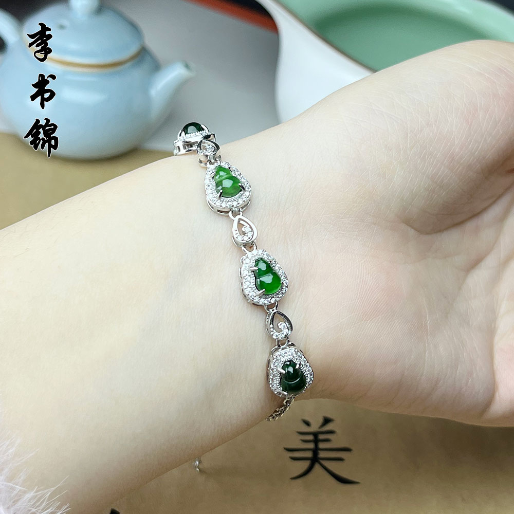 李书锦翡翠绿葫芦手链 BT A339 204 97 单个 多样性发货