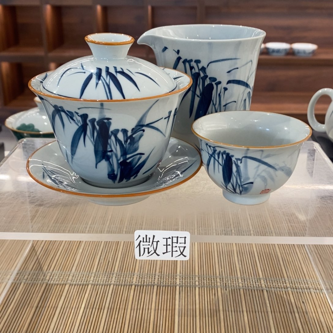 釉下彩手工绘制手工绘制
