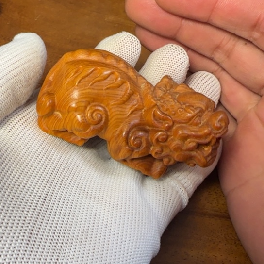 柏木（崖柏）全陈化老料把件