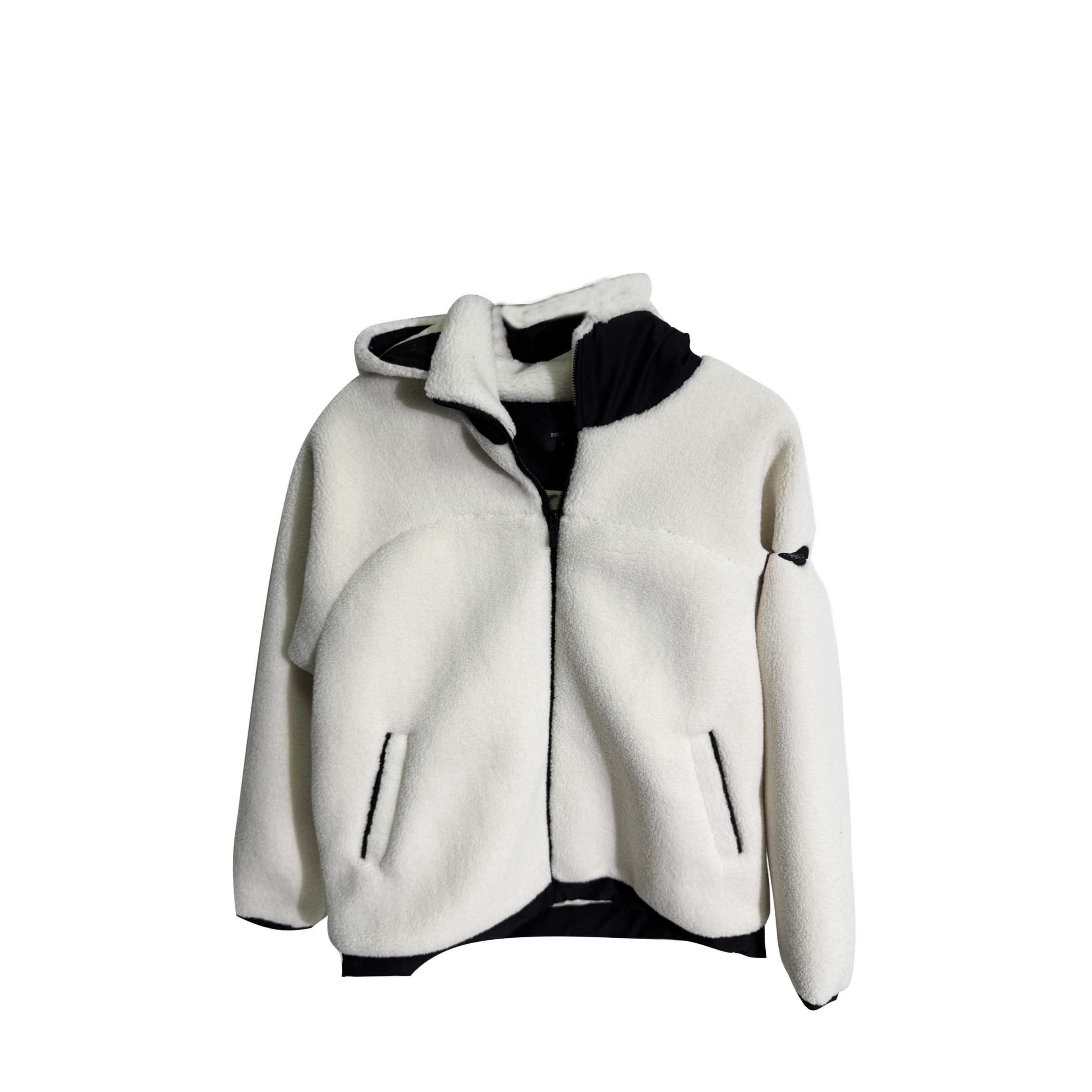 【外贸原单】时尚休闲女士连帽宽松慵懒短外套BU078