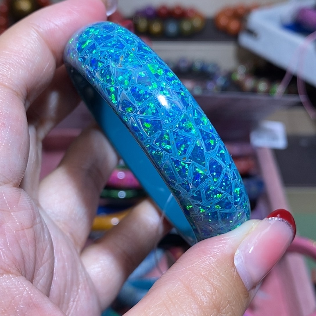 旋***喵大漆漆器手镯54+爆闪