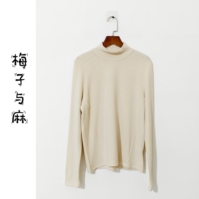 【大梅子推荐】设计款半高领打底013（衣长58-65胸围90-130）