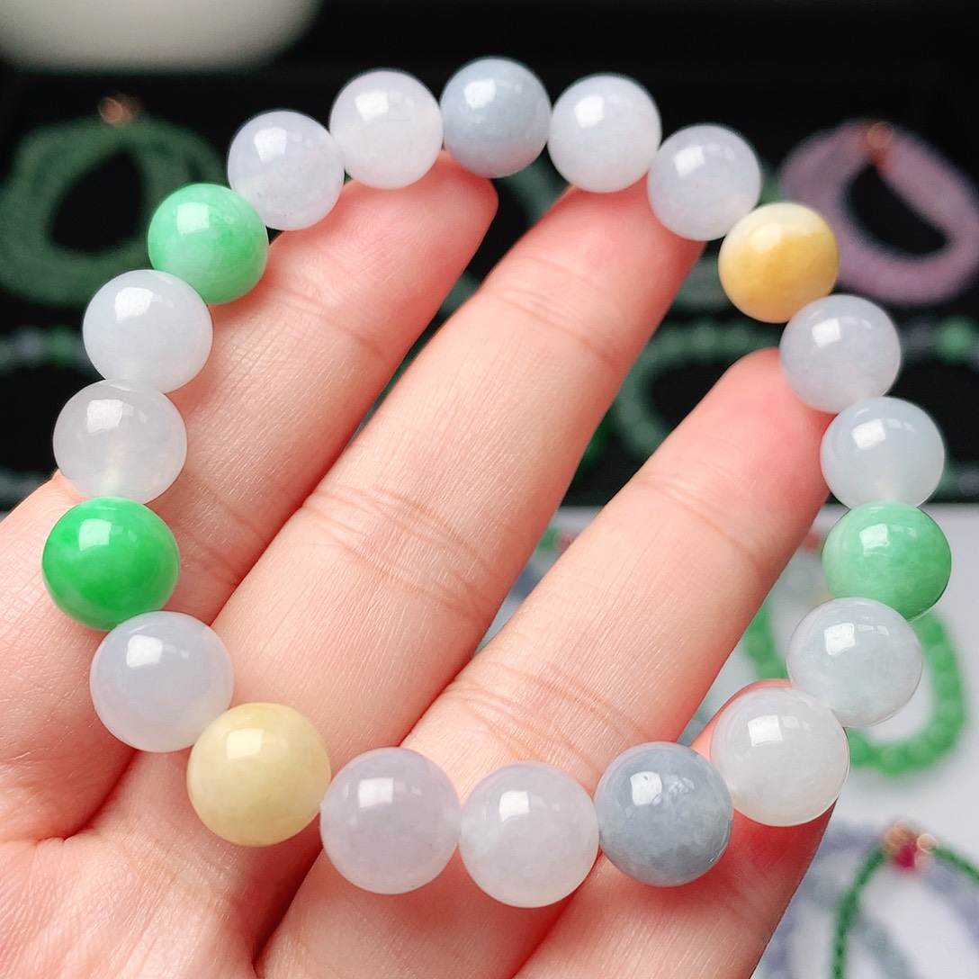 未镶嵌手链翡翠翡翠