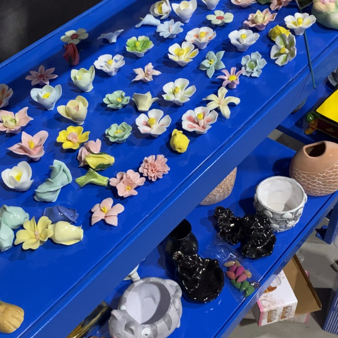 摆件两朵花，新店开播，9.9包邮发货