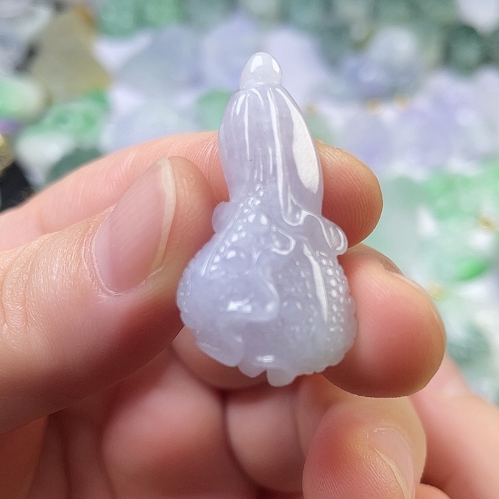 翡翠未镶嵌颈饰百菜