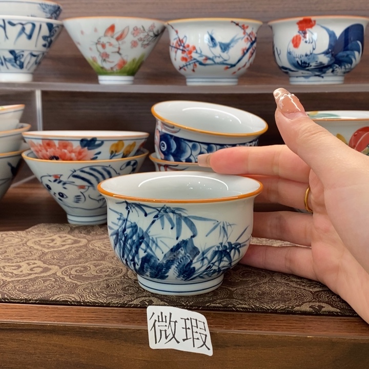 釉下老陶泥手工绘制