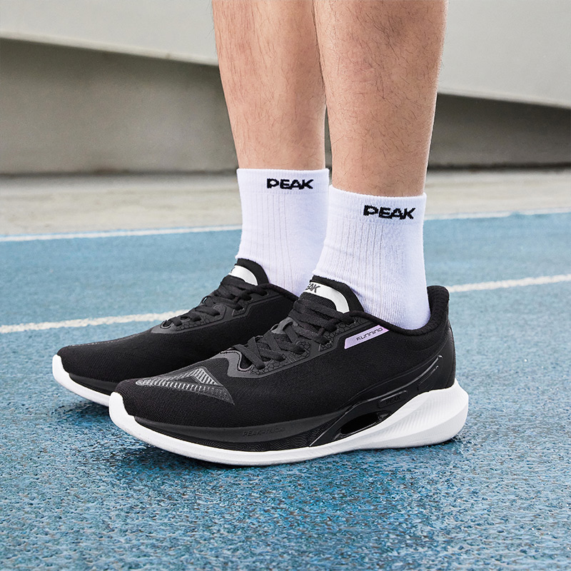 匹克态极黑白跑步鞋透气夏季网面轻便缓震旅游健身运动鞋百搭女鞋