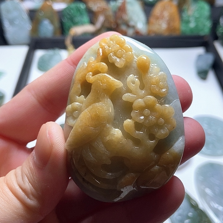 翡翠未镶嵌颈饰翡翠a货