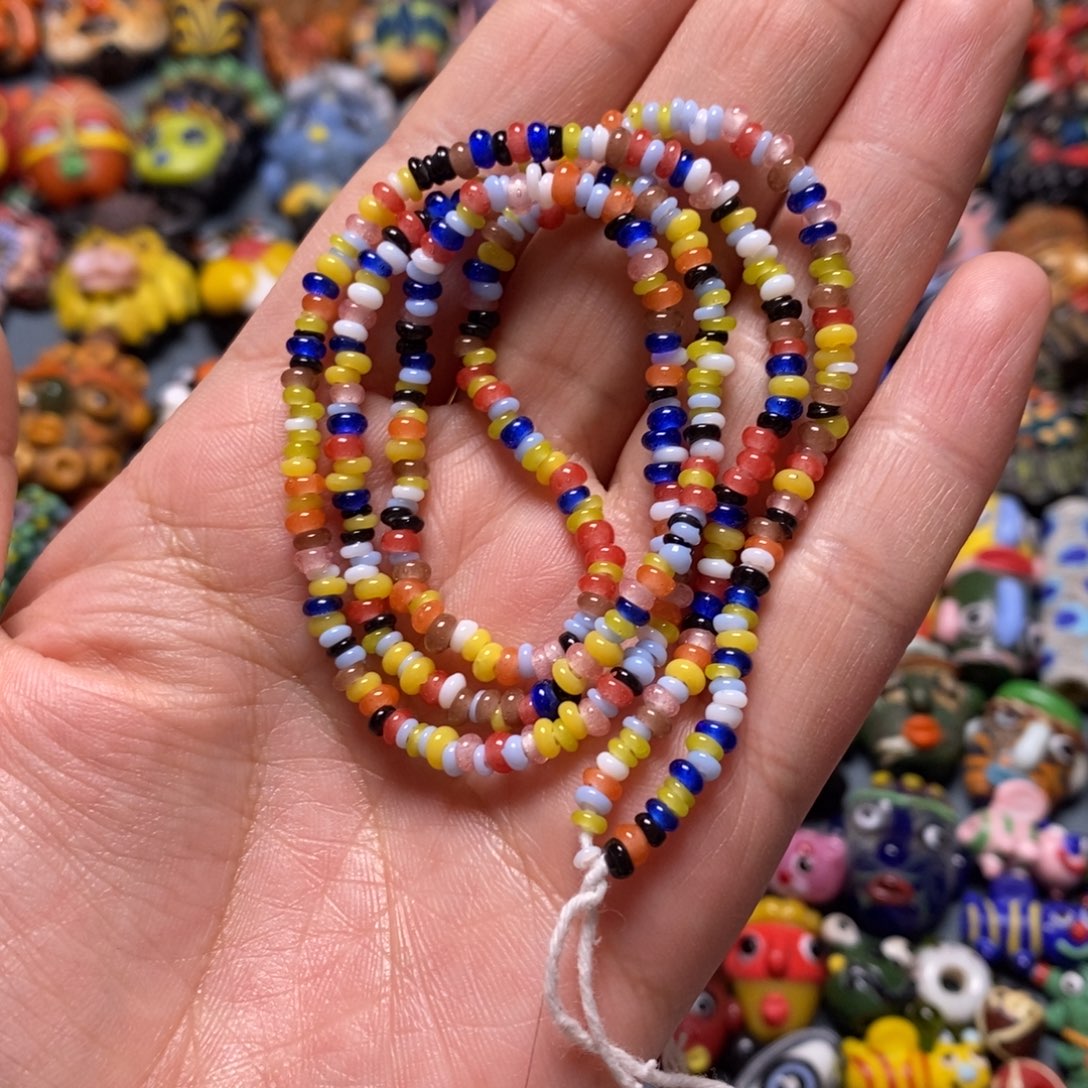 琉璃颈饰印度尼西亚链子