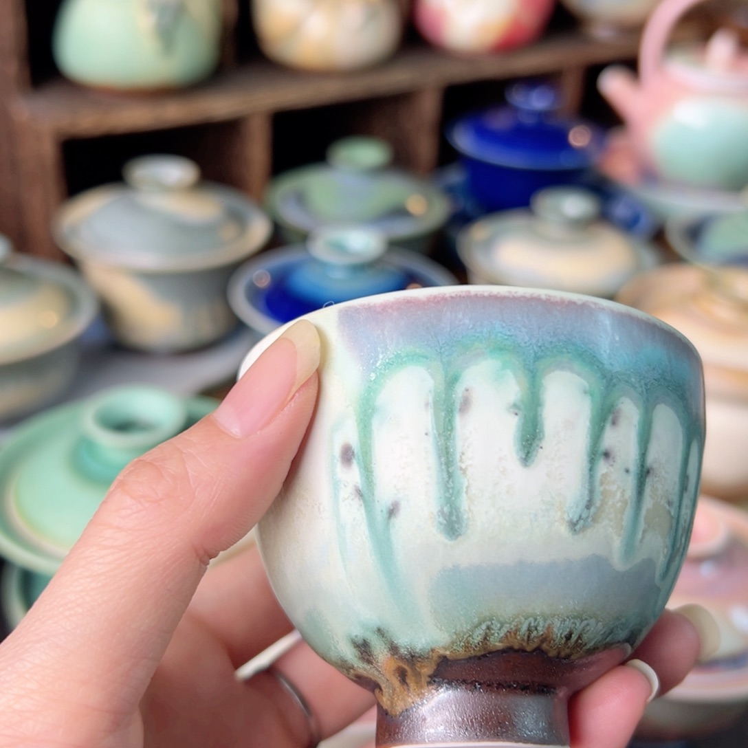 盘柴烧纯手工茶器