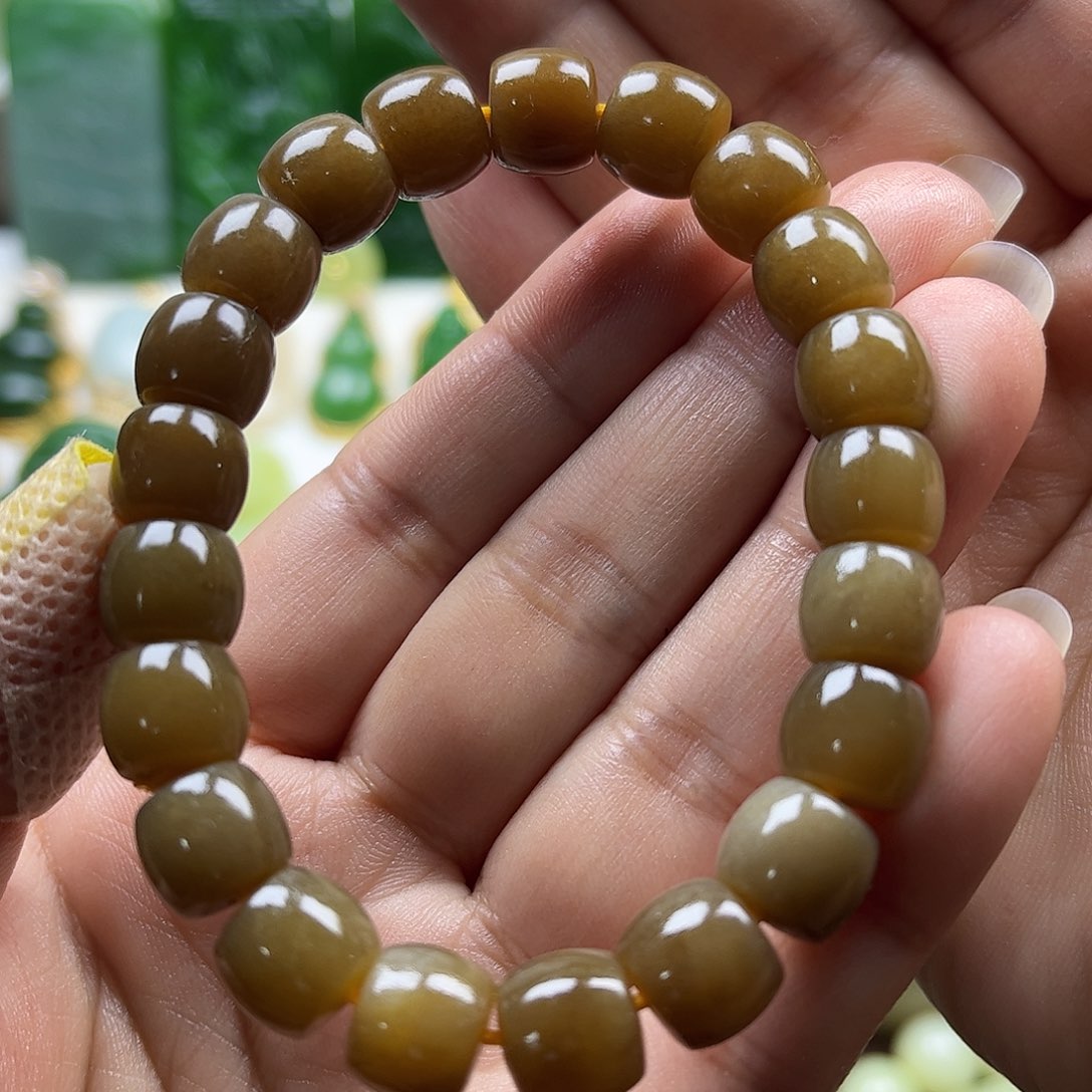 和田玉手串未镶嵌