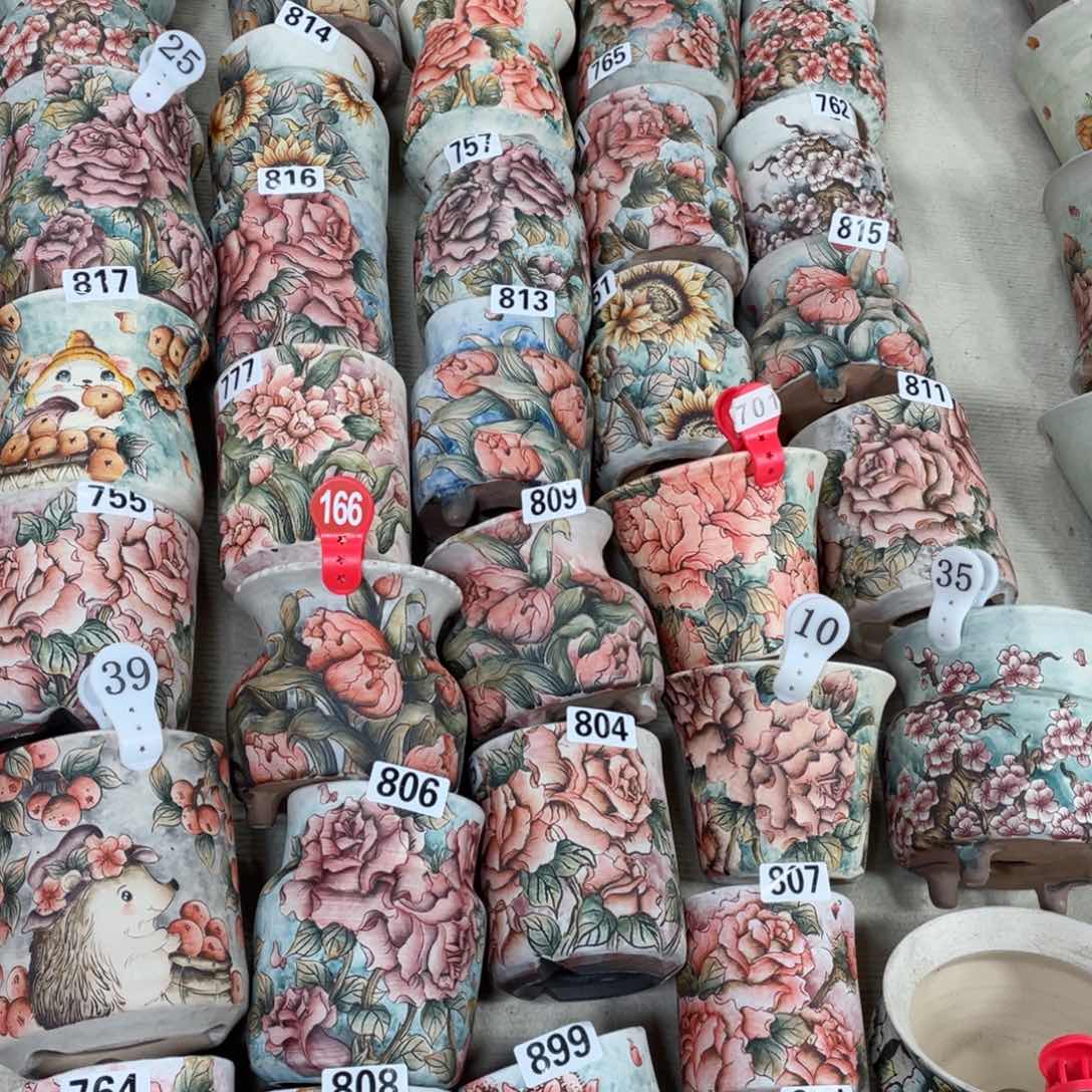 紫砂花盆陶瓷多肉花盆精品