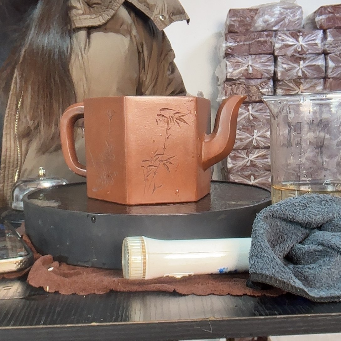 紫砂茶杯原矿紫砂泥 老紫泥 800cc