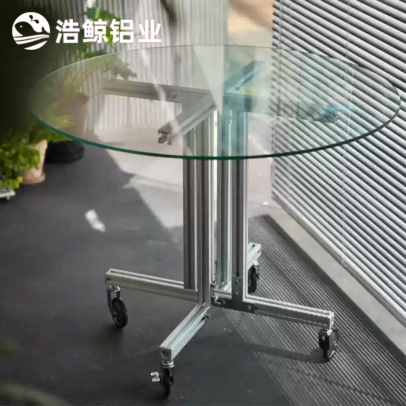 铝型材桌子diy 框架工业铝型材3030 4040 4080欧标铝型材流水线