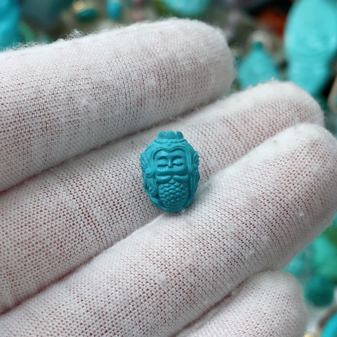 绿松石珠宝奇石未镶嵌