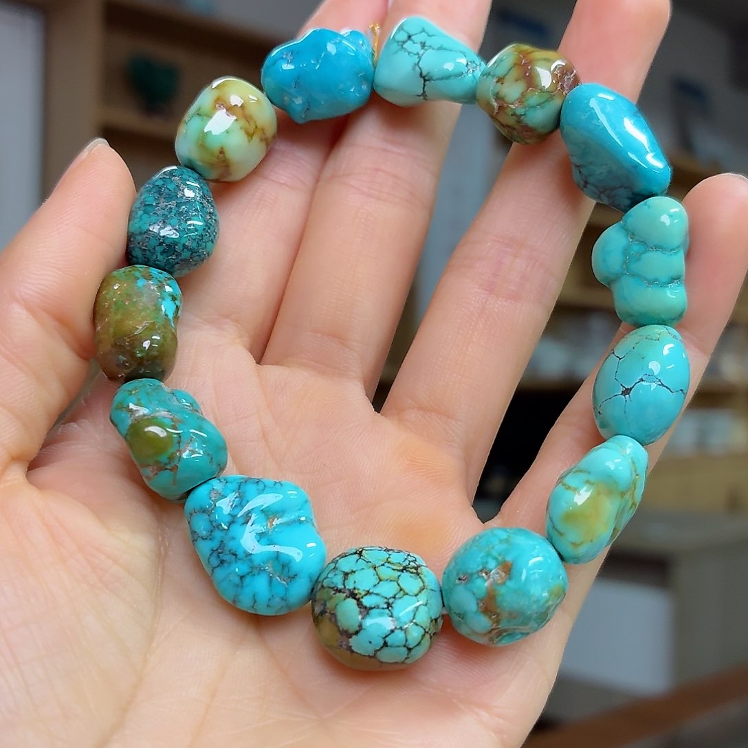 未镶嵌绿松石珠宝奇石