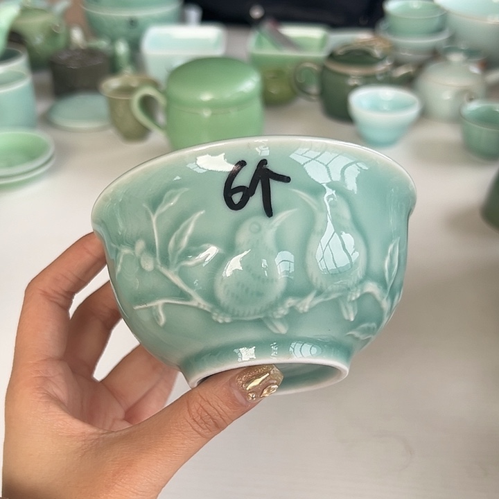 小米茶器龙泉青瓷