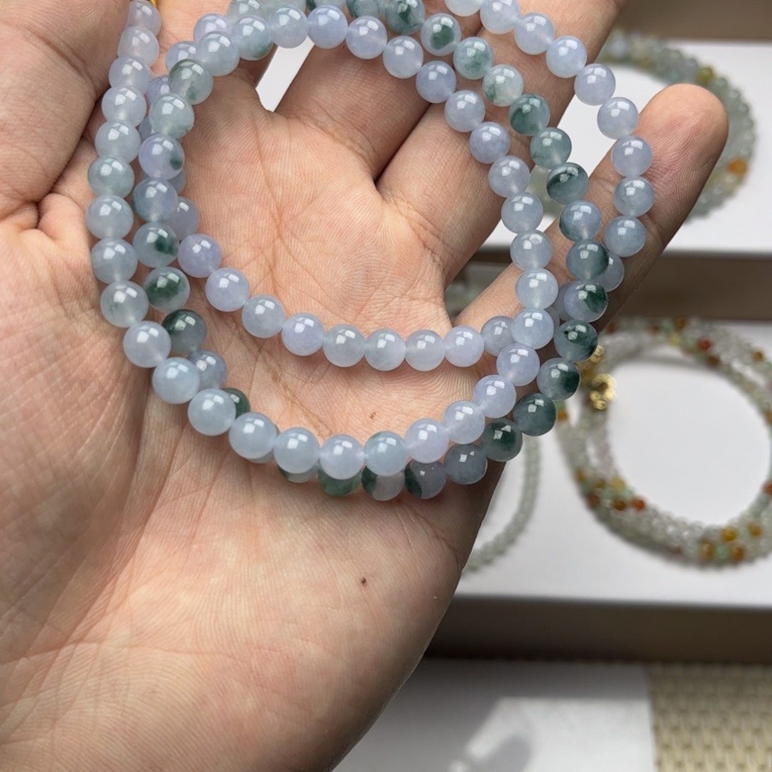 小***p翡翠未镶嵌颈饰122