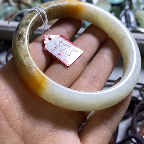 岫玉手镯未镶嵌57/58口径