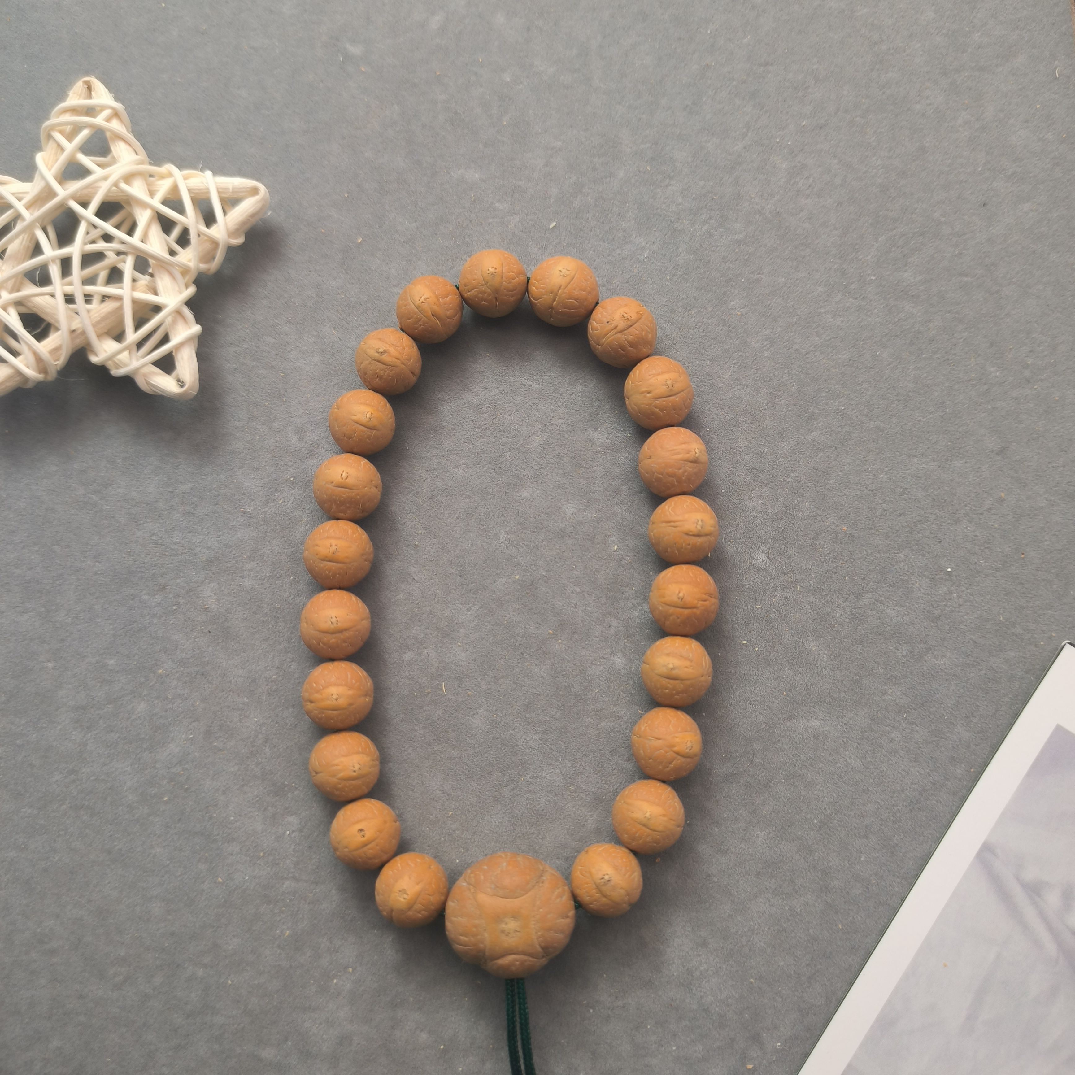 （HF10502）尼泊尔凤眼菩提10.5毫米25年新籽原生态文玩手串念珠