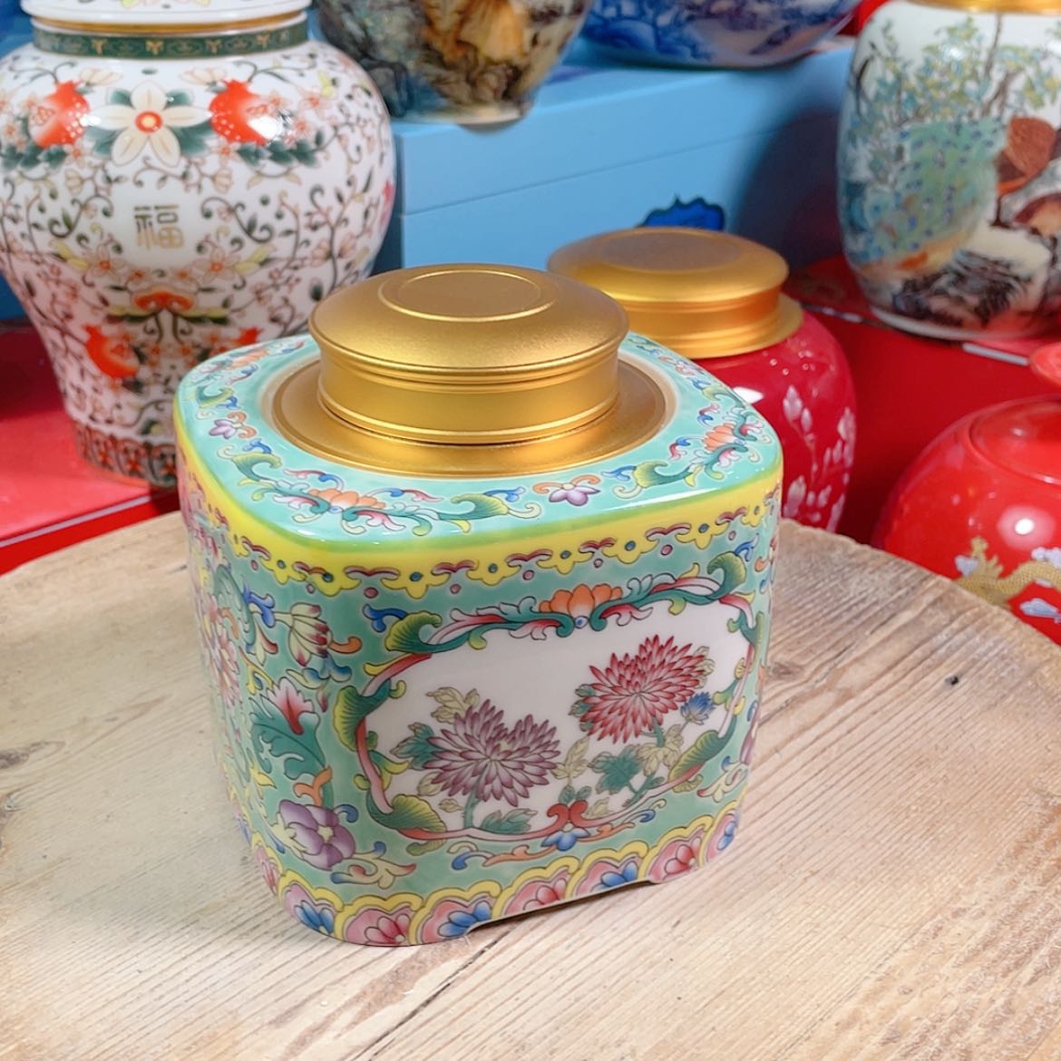 【闪购商品】罐陶瓷茶叶罐密封罐