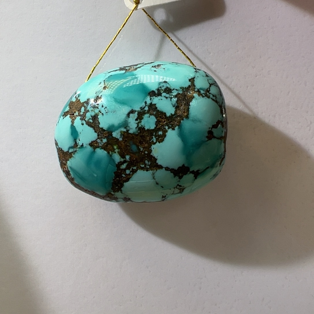 绿松石未镶嵌挂件