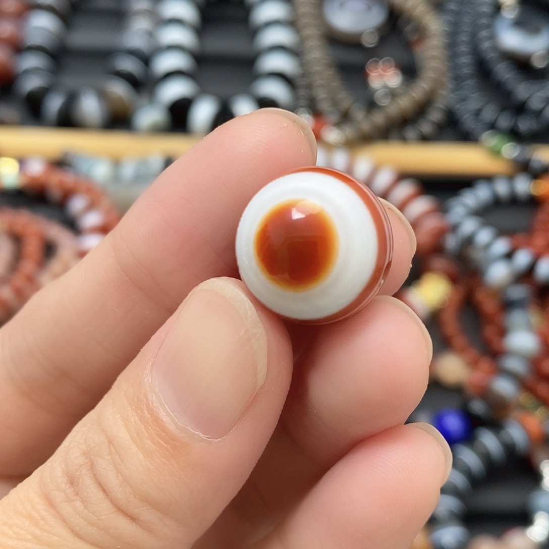 玛瑙/玉髓玛瑙单珠未镶嵌