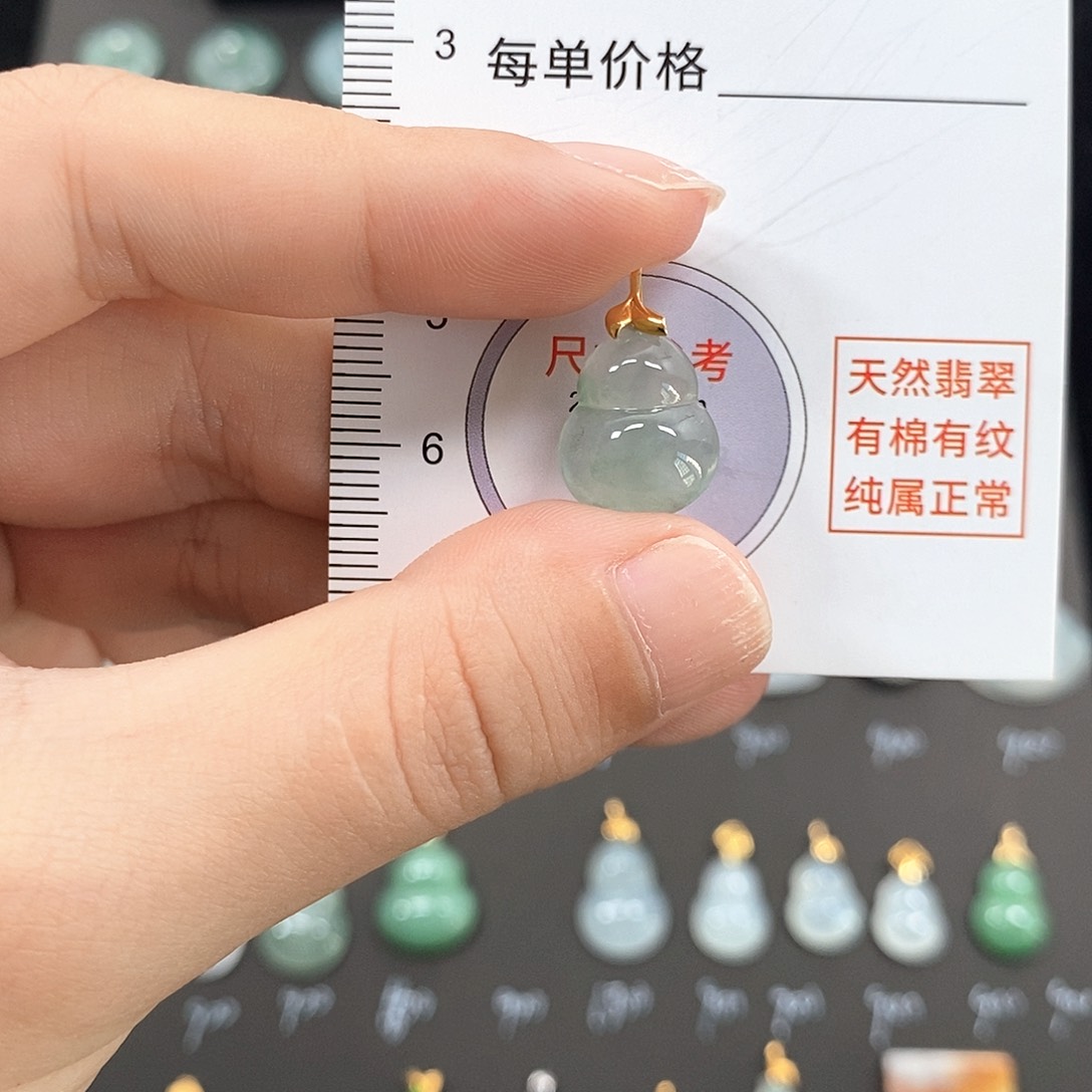 翡翠银S925镶嵌颈饰