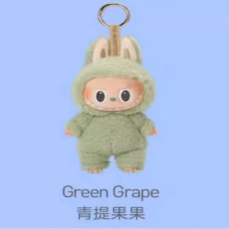 国版潮玩labu拉布一代馬卡龙搪胶毛绒公仔玩偶玩具挂件1.0网红