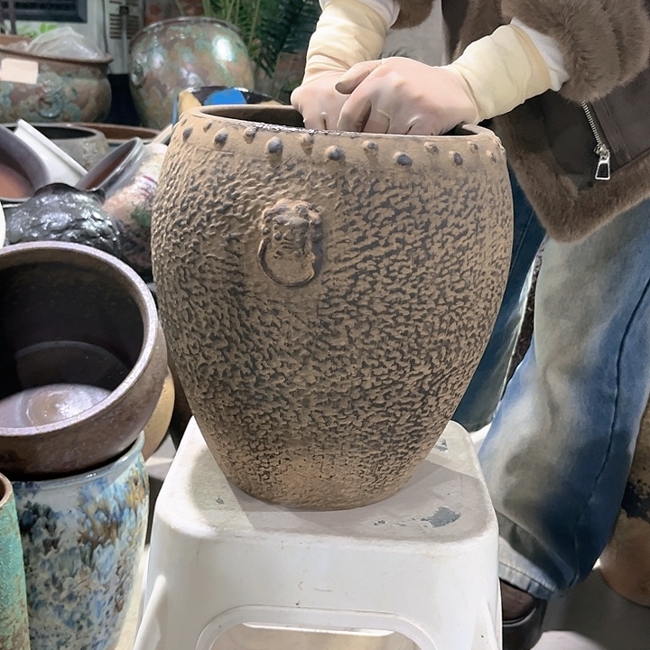 正品口23高30无孔花盆