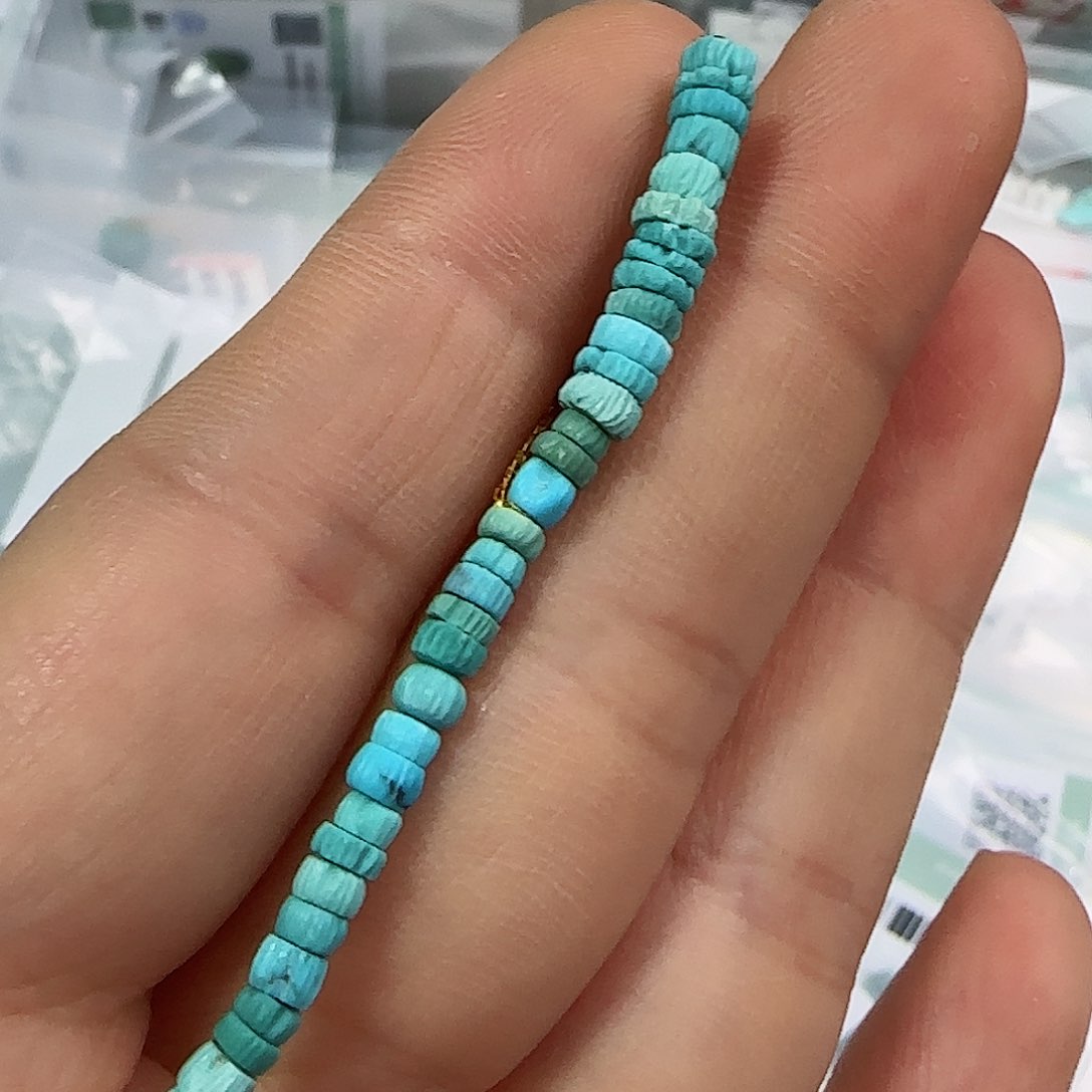 绿松石珠宝半成品未镶嵌
