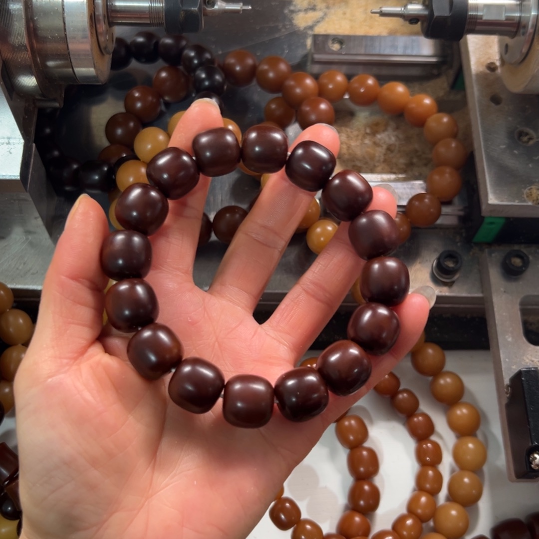 黄***好菩提根/象牙果手串