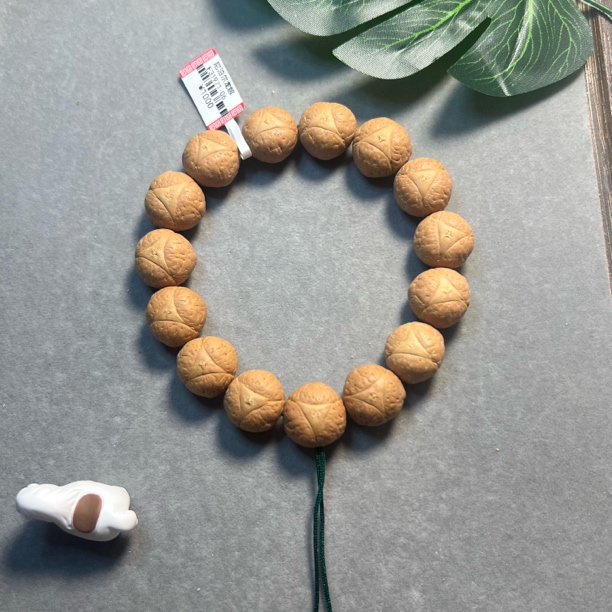 〖F31971〗25年19毫米尼泊尔龙眼菩提手串高品质原生态文玩手串