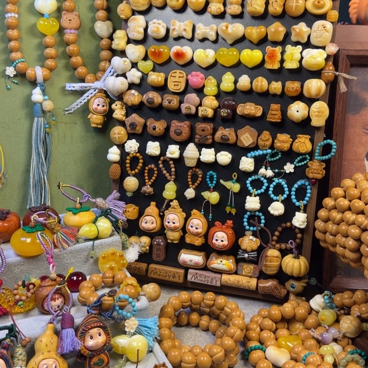 江***蛟猴头核桃吊坠配饰