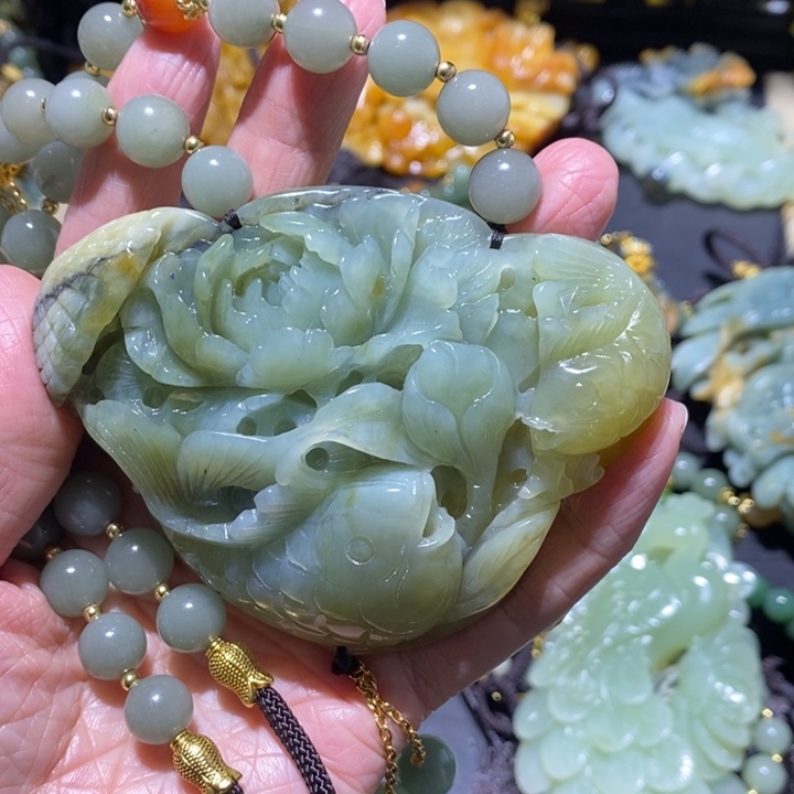 岫玉岫玉吊坠未镶嵌