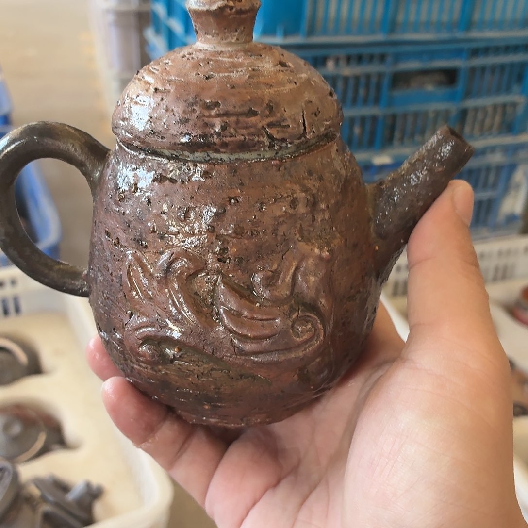 陶园柴烧，精品高货278泥纹